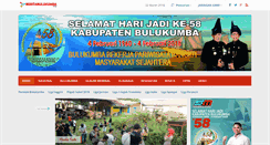 Desktop Screenshot of beritabulukumba.com